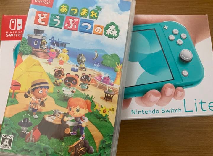 任天堂Switch lite ターコイズ あつ森セット - メルカリ