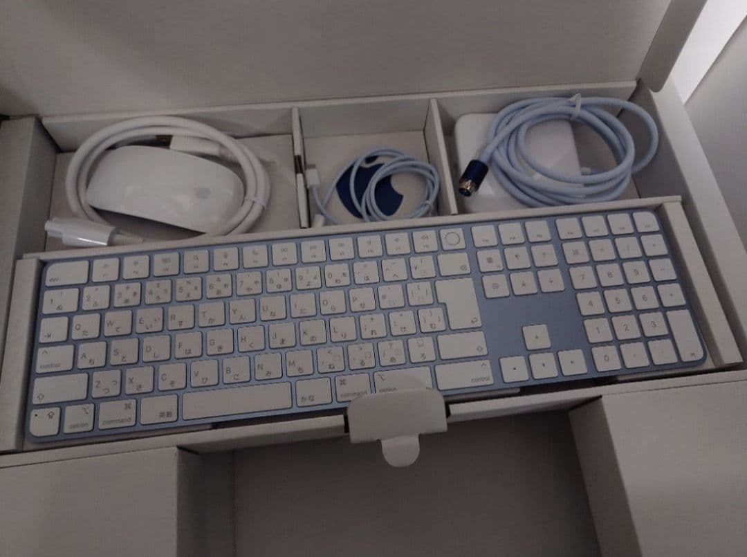 iMac M3 ブルー 256GB 8GB テンキーTouch ID