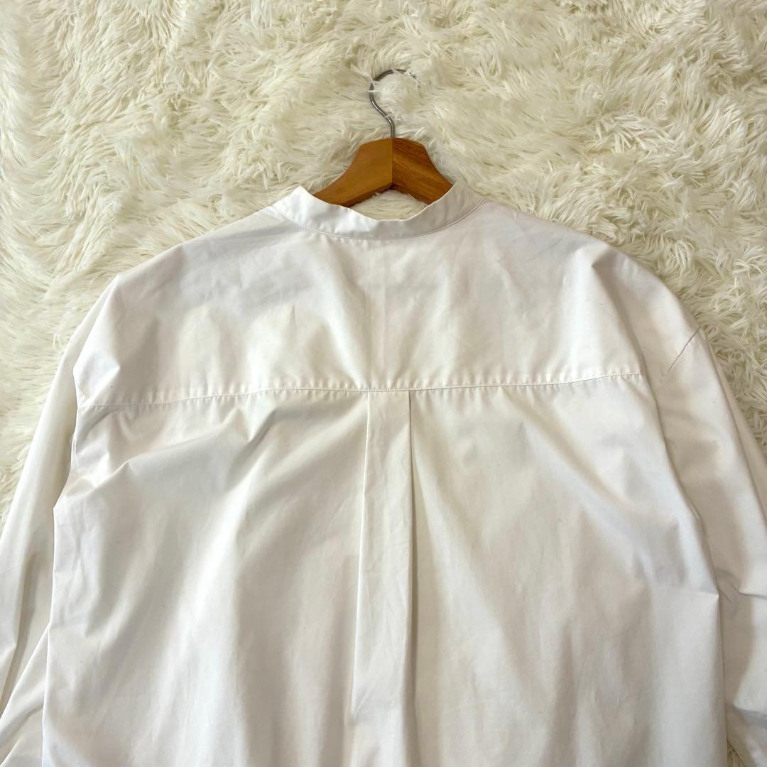 美品✨ ソージュ soeju バンドカラー シャツ オーバーサイズ ホワイト