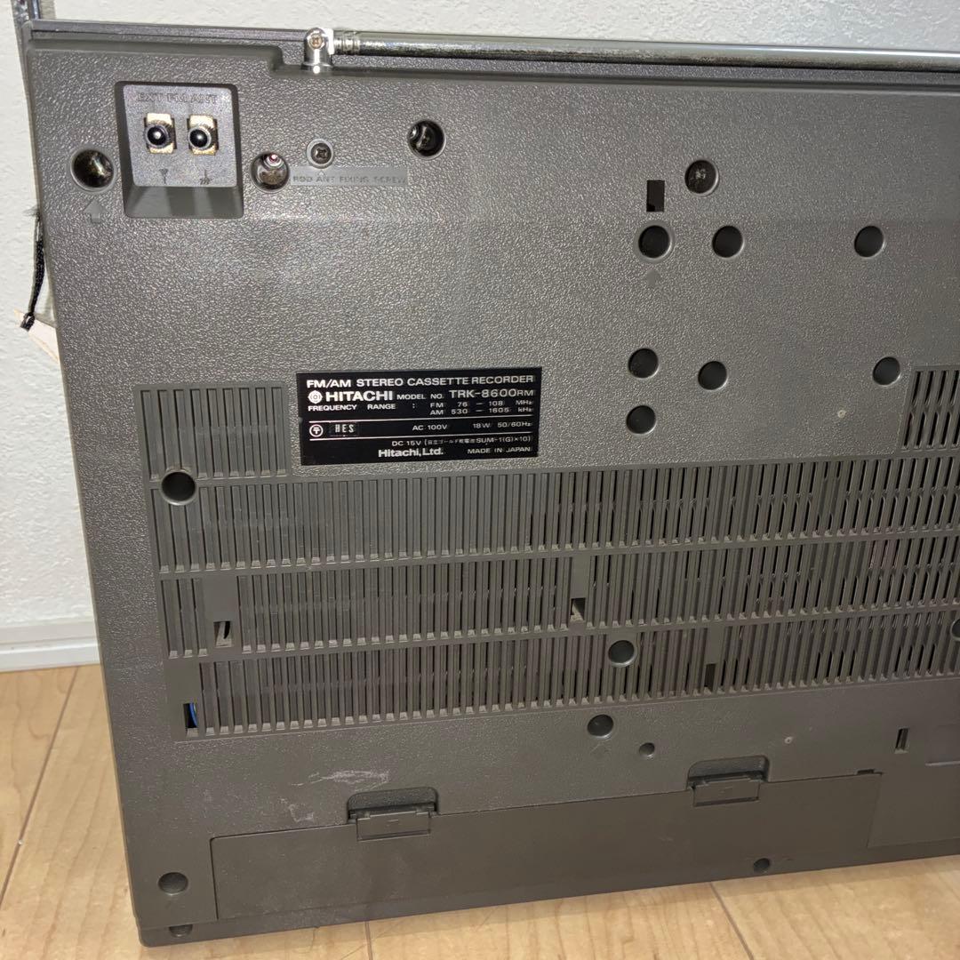 名機 日立 TRK-8600 RMラジオ・カセットレコーダー ジャンク品 - メルカリ