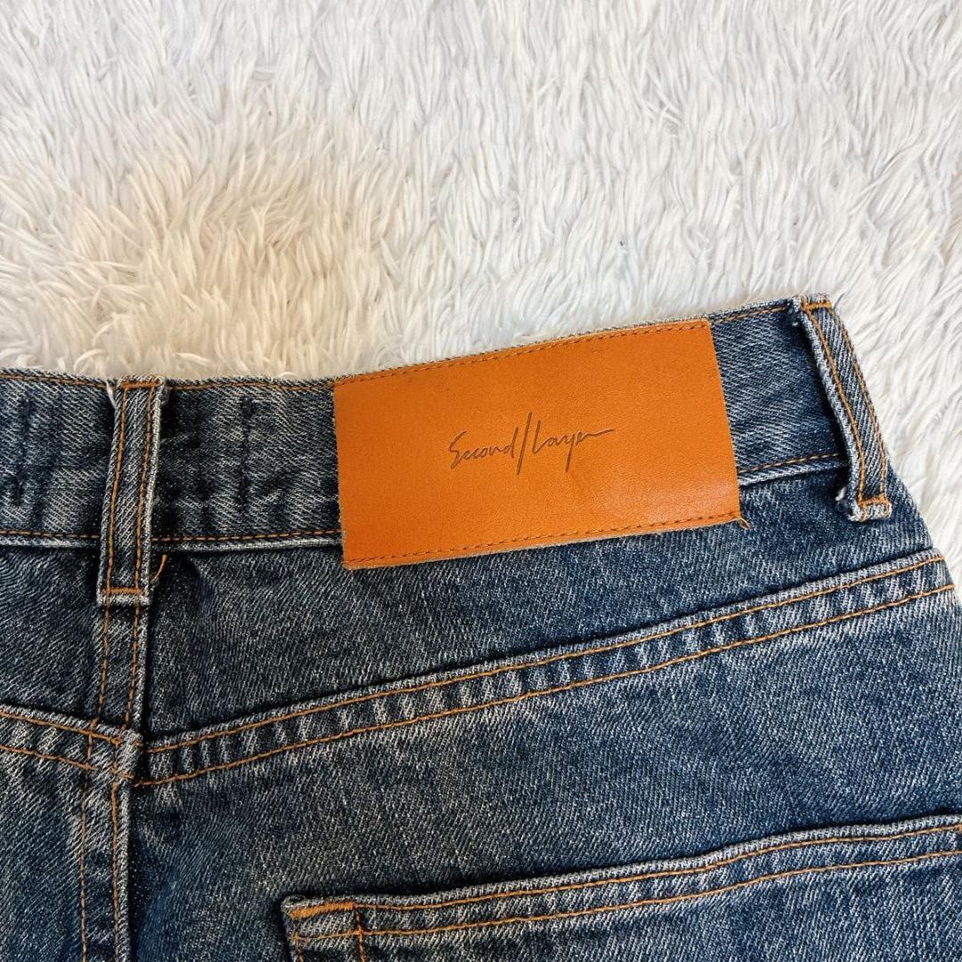 良品】セカンドレイヤー デニムパンツ インディゴブルー サイズ44