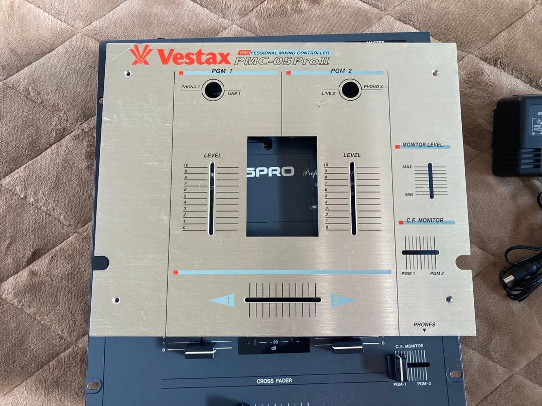 Vestax ベスタクス pmc05PRO クラシックDJミキサー 交換パネル有