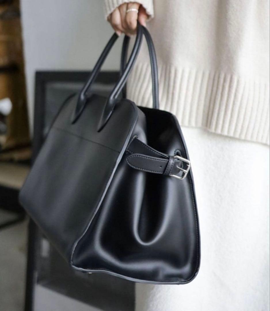 値下げ リアルレザートートバッグ 大収納 the ROW マルゴー 風デザイン