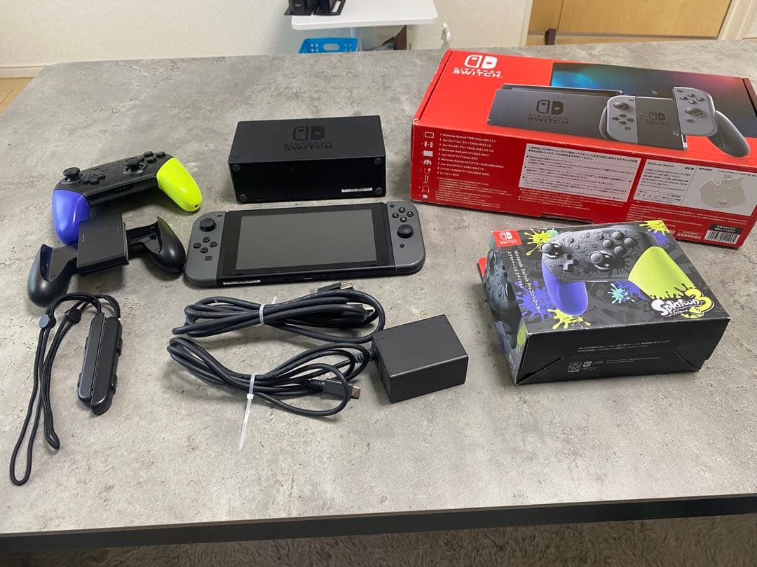Nintendo Switch 本体 + プロコン（スプラトゥーン） Nintendo Switch プロコン スプラトゥーン3エディション スイッチ純正