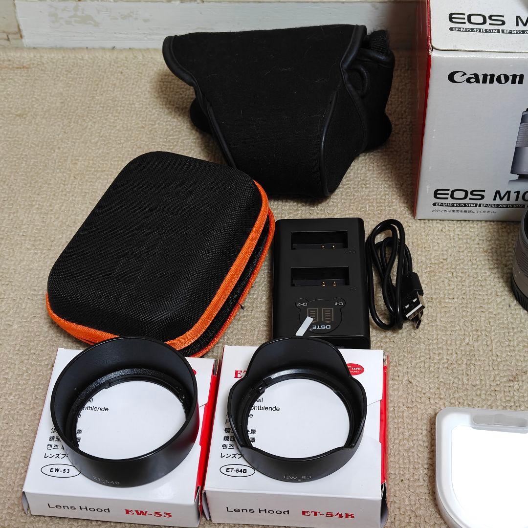 《264》Canon ミラーレス一眼 EOS M100 ダブルズームキット 美品