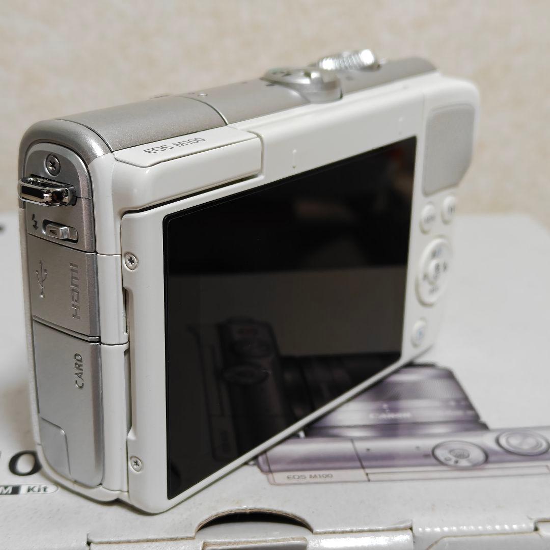 《264》Canon ミラーレス一眼 EOS M100 ダブルズームキット 美品