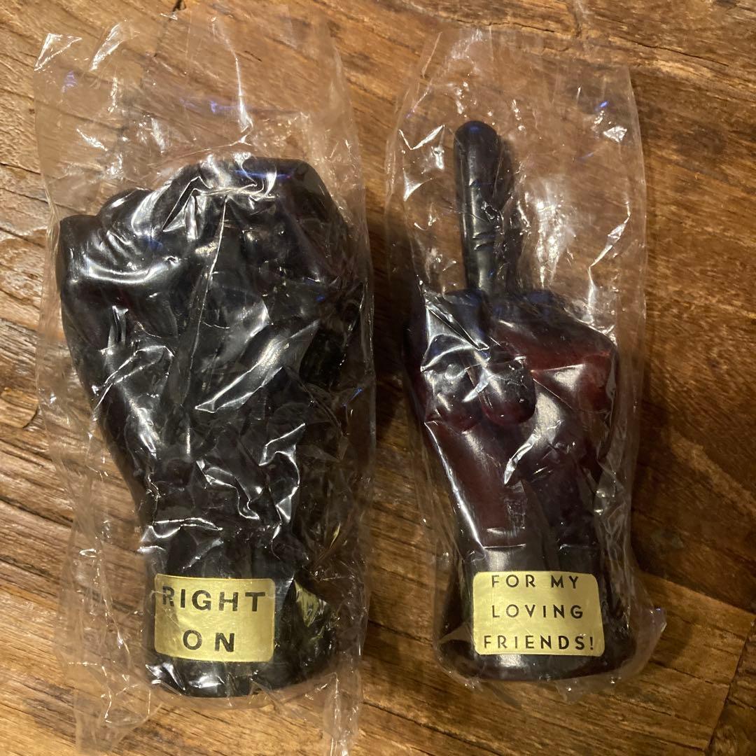 60's 70's ヴィンテージ　オブジェ　ブラックパワー　ヒッピー　FUCK