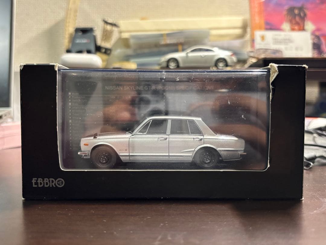 エブロ 1/43日産スカイラインGT-R PGC10 ハコスカ シルバー - メルカリ