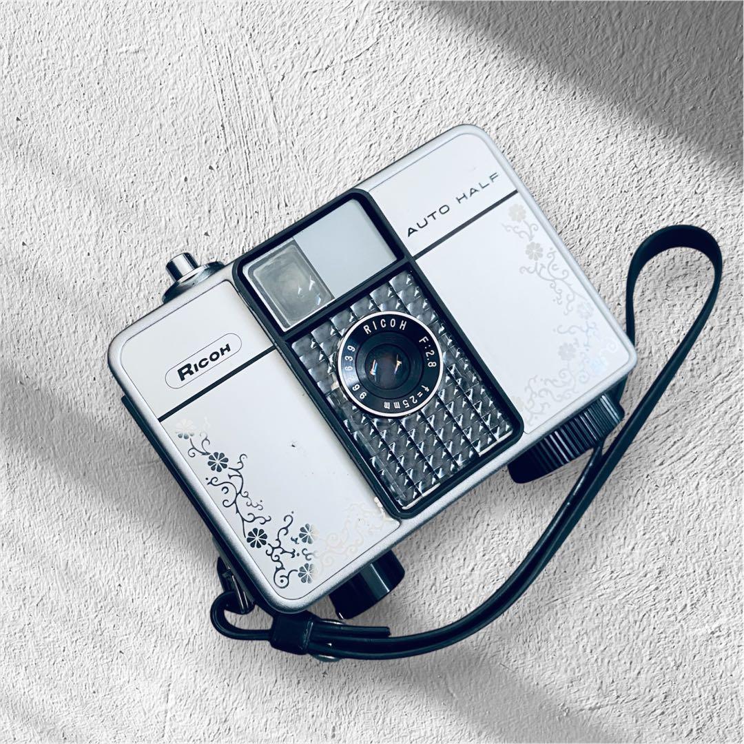レアな花柄☆【RICOH】AUTO HALF E フィルムカメラ - メルカリ