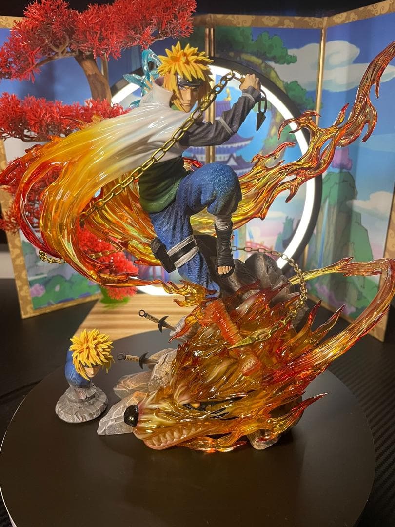 ナルト 波風ミナト ガレージキット 塗装済み完成品 フィギュア 1/8