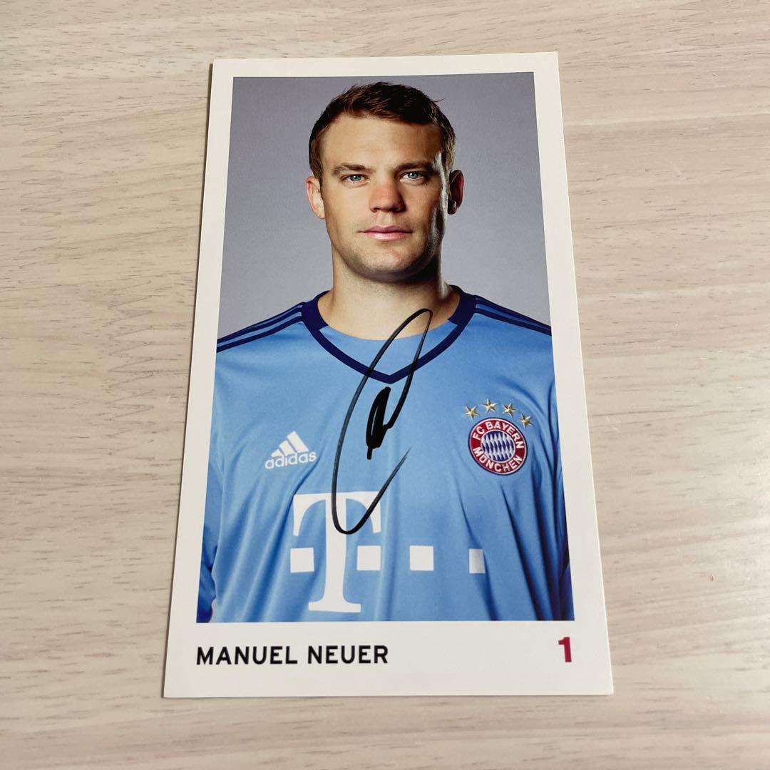マヌエル・ノイアー 直筆サイン入り カード 美品 ドイツ代表