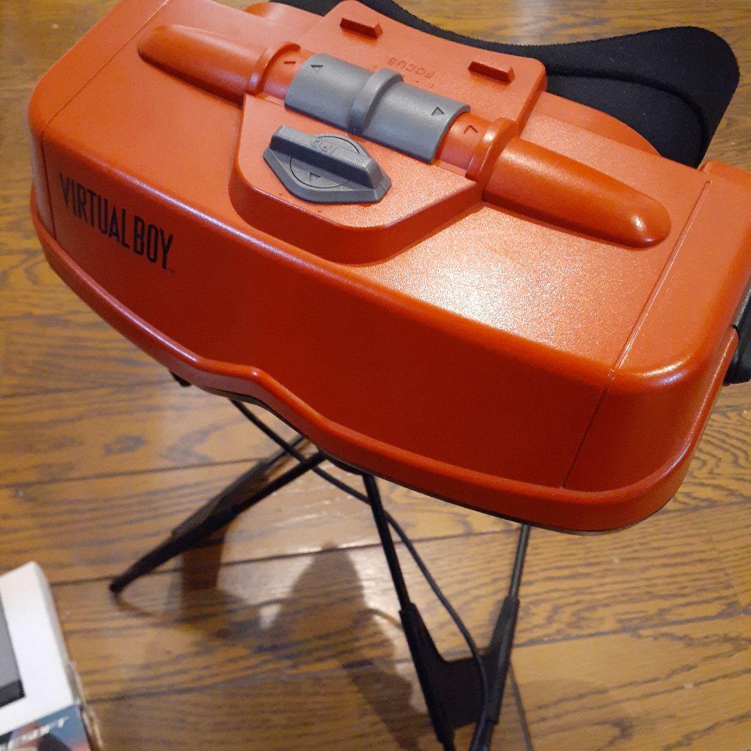 バーチャルボーイ本体 箱なし ACアダプタタップ、レッドアラーム