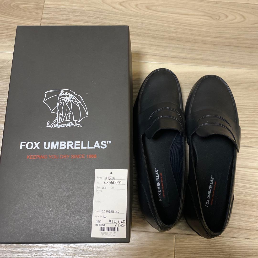 新品未使用FOX UMBRELLAS レインシューズ FOX UMBRELLAS（フォックス アンブレラ） FOX UMBRELLAS（フォックス