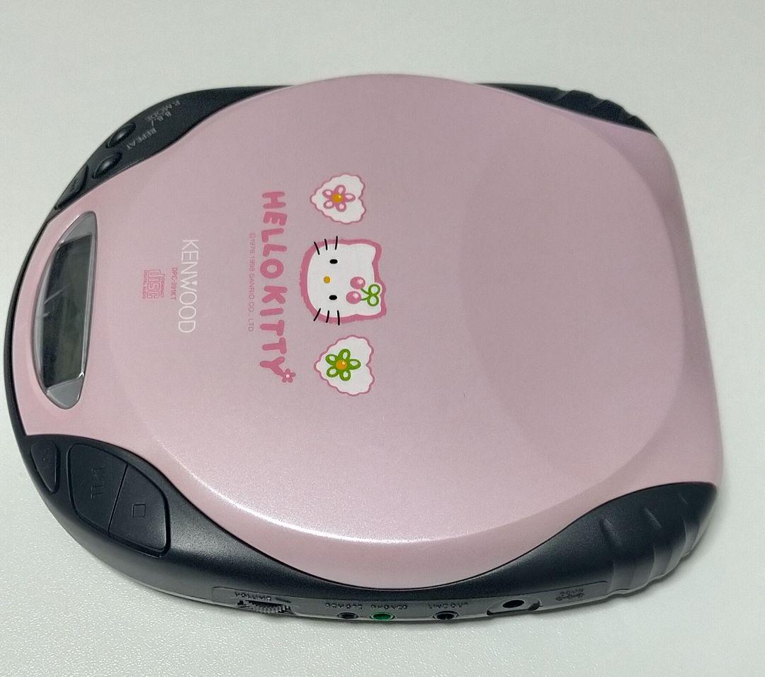ハローキティ × KENWOOD ポータブルCDプレーヤー - メルカリ