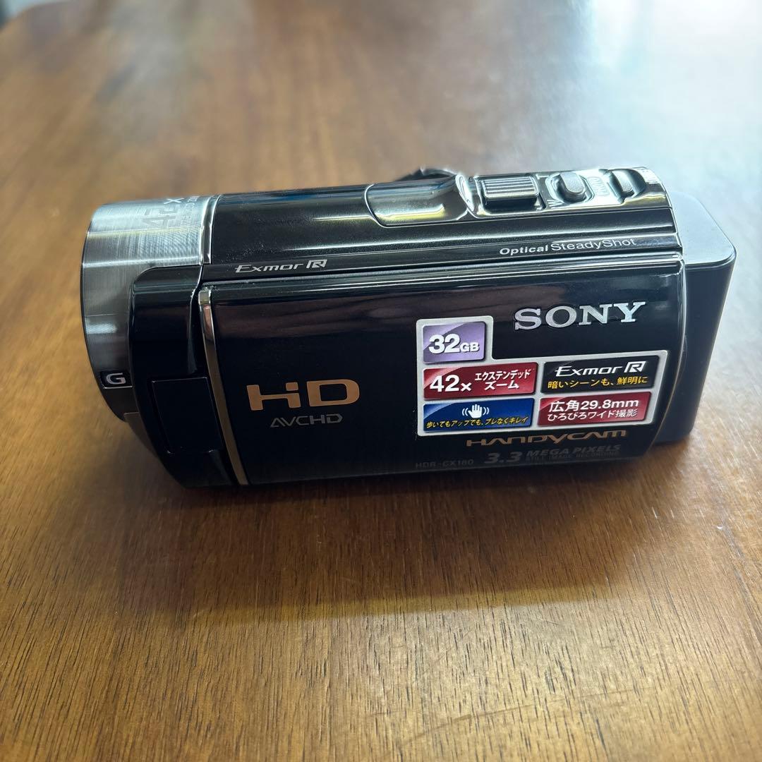 ビデオカメラ SONY HDR-CX180 HDR-CX180 商品の写真 | デジタルビデオカメラ Handycam ハンディカム