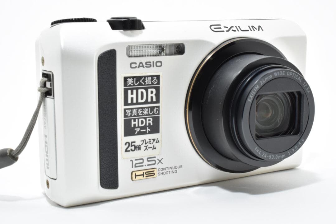《 美品 》　カシオ　CASIO EXILIM EX-ZR100 ホワイト