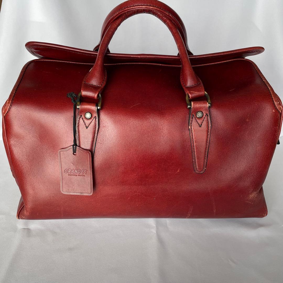 MARUEM オールレザー ボストンバッグ マルエム グランディー 本革 鍵