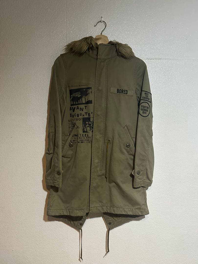 HYSTERIC GLAMOUR モッズコート HYSTERIC GLAMOUR - HYSTERIC GLAMOUR☆モッズコート プリマロフト