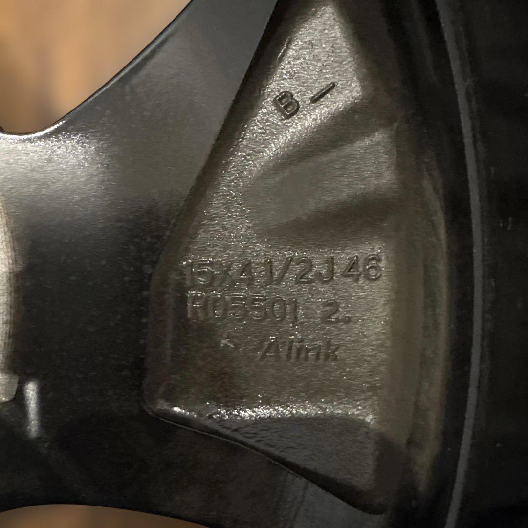 Nissan 日産 ルークス 15インチ純正ホイール 4本 純正ナット付き