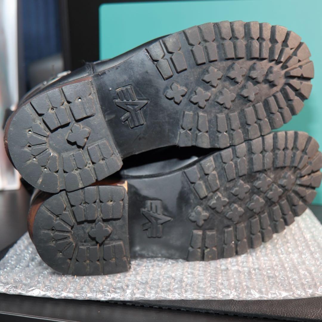 ALPHA INDUSTRIES 本革 バイカーブーツ 70018 26.0cm