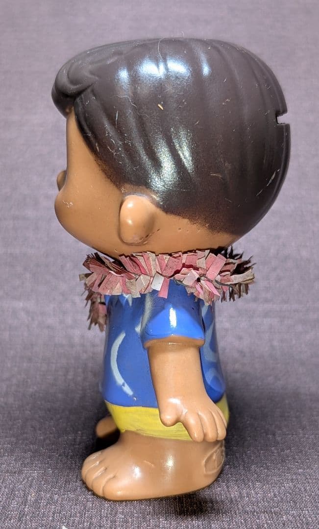 昭和レトロ 富士銀行 貯金箱 ソフビ 約9.3cm 企業ノベルティ