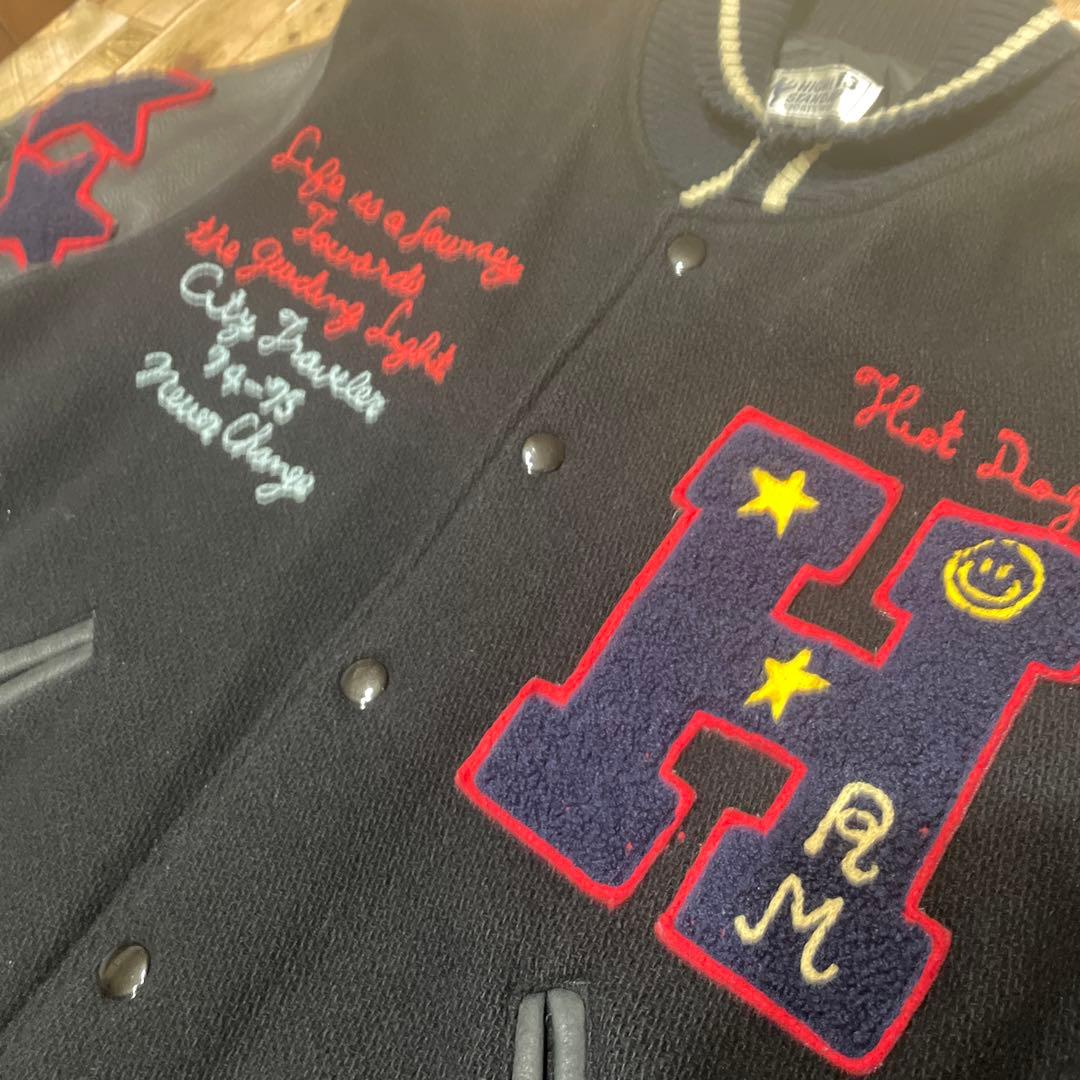 廃盤入手困難】ハリラン HIGH STANDARD ヴィンテージ本革スタジャン