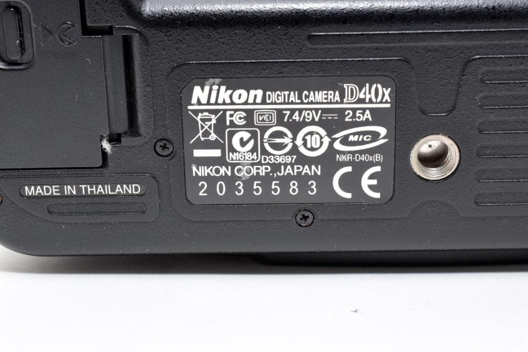 美品 NIKON D40X 18-55mm f3.5-5.6 296枚 H141