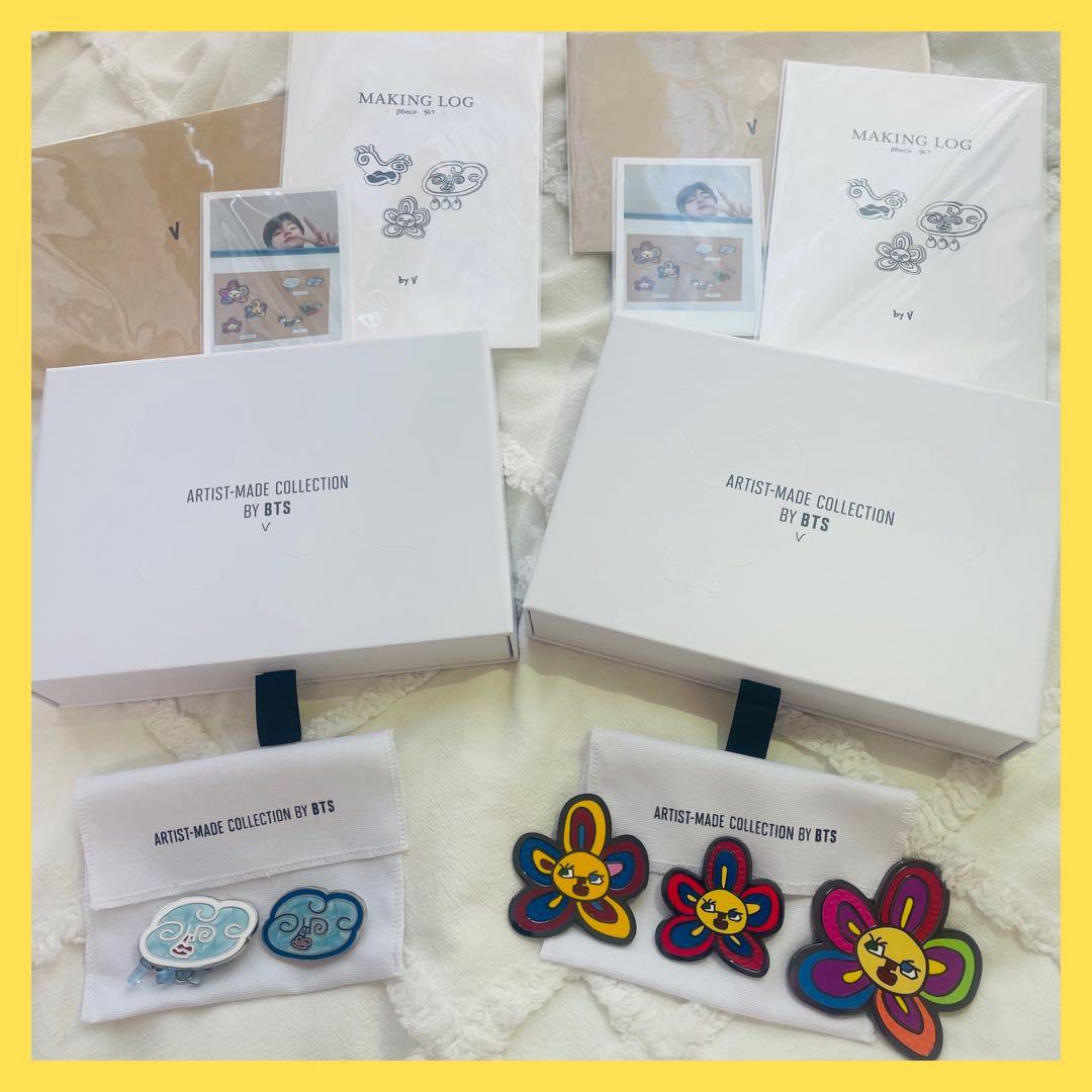 BTS V アーティストメイド コレクション ブローチ テテ テヒョン