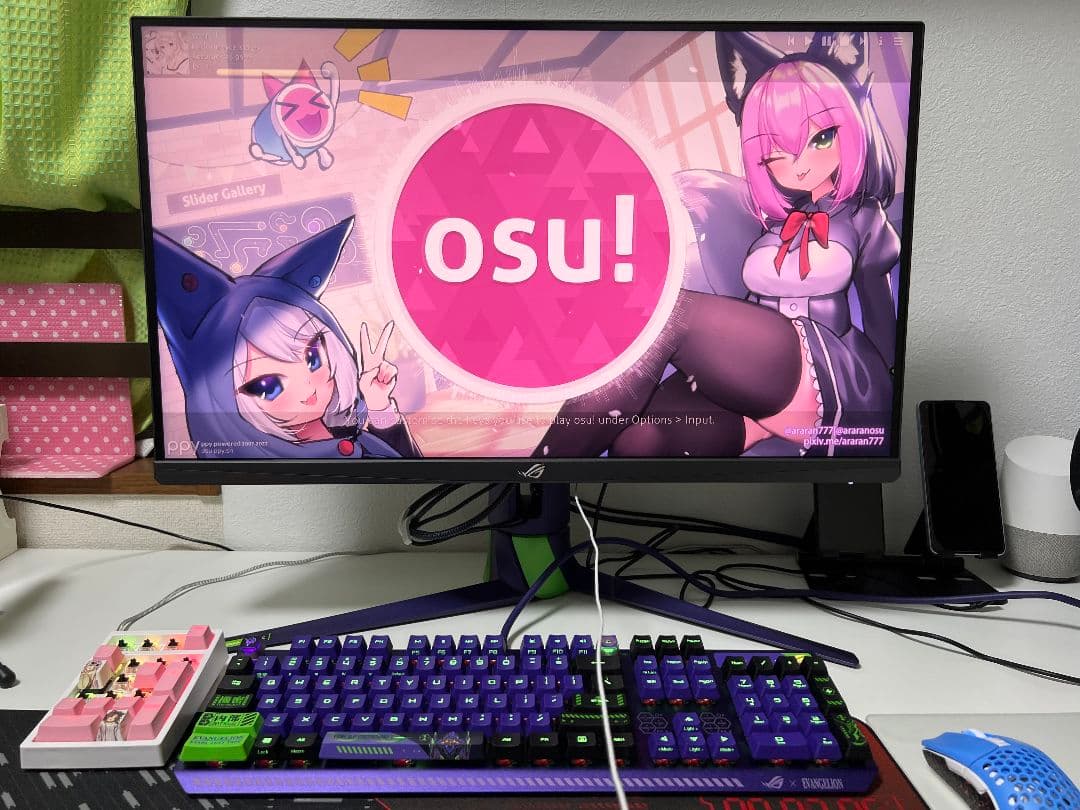 ROG X EVANGELION モニター 本体 - メルカリ