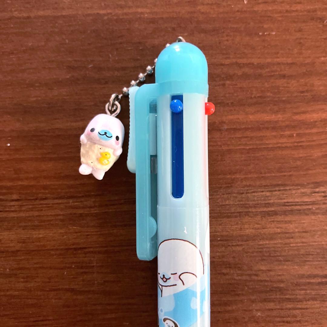 レトロ サンエックス まめゴマ マスコット付き ボールペン シャーペン