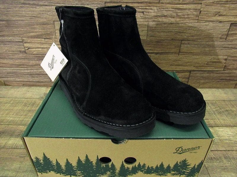 廃盤 新品 ダナー スエードレザー サイドジップ ワーク ブーツ 黒 28.0①