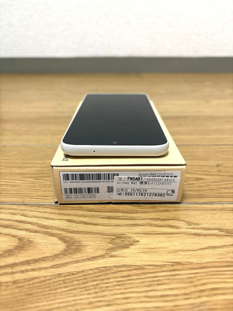 arrows We2 ミストホワイト 初期化済み スマートフォン 本体 - メルカリ