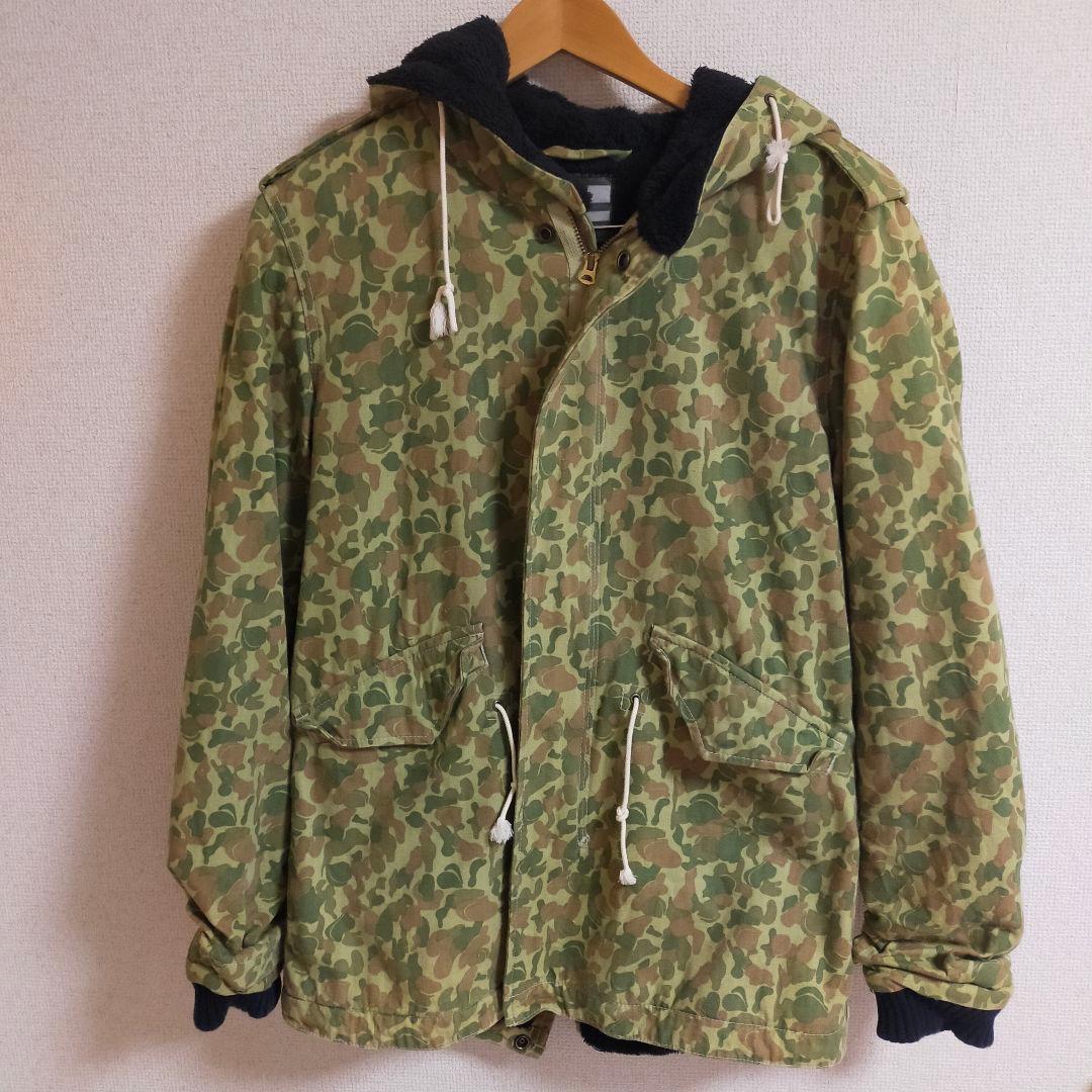 桃太郎ジーンズ 裏ボア ジャケット モッズコート 38(M) 迷彩 カモフラ柄 50102_1.jpg