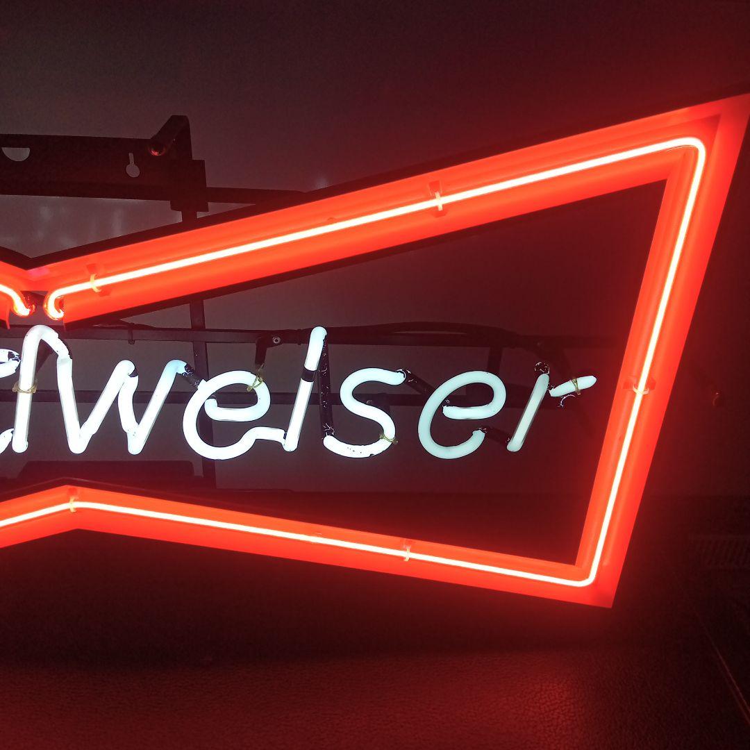 ✨️超希少✨️1990年代物✨️ Budweiser バドワイザー ネオン管
