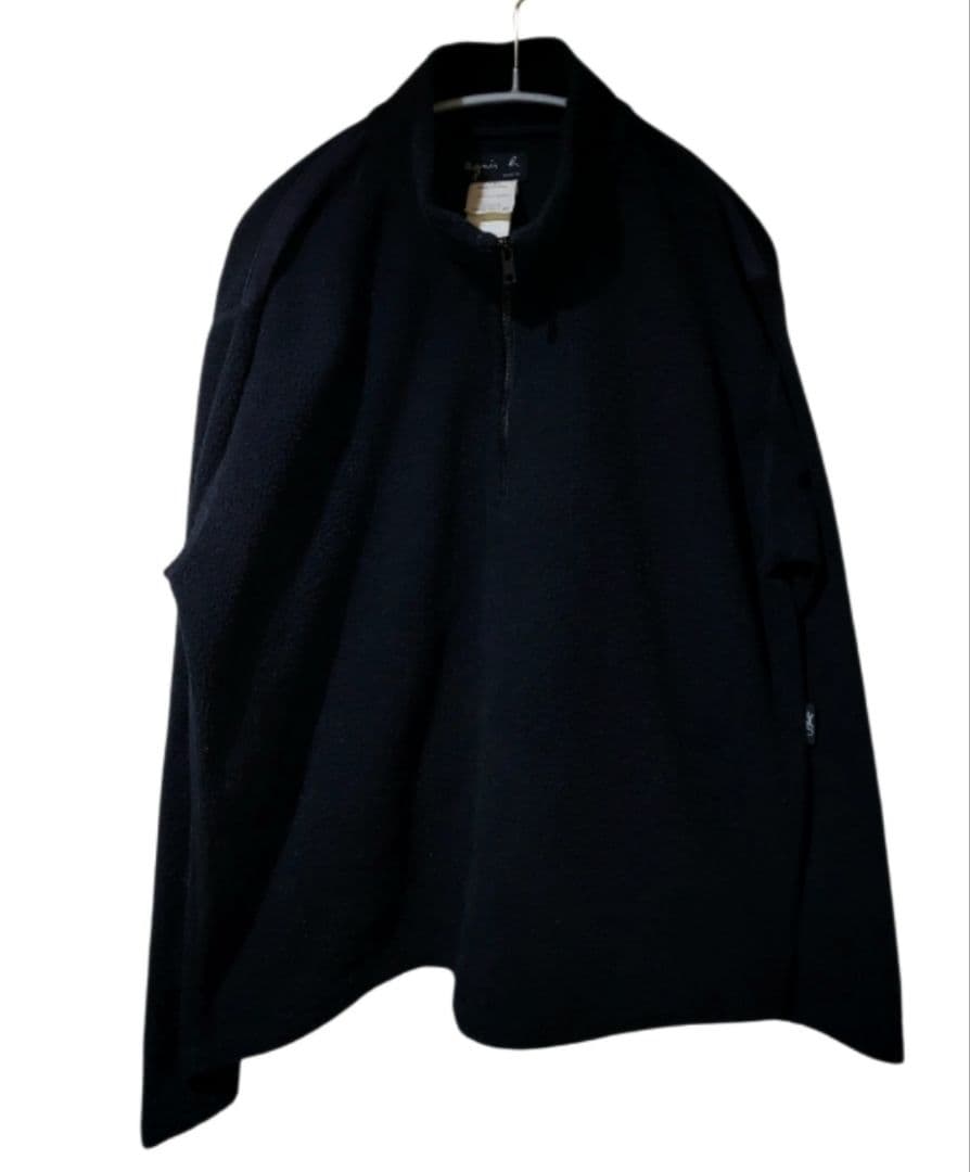 90s agnes b フリース ハーフジップ 90s agnes b. homme 仏製 ハーフジップ ドライバーズ ニット - メルカリ