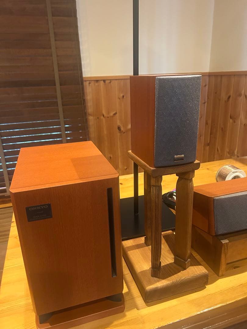 BASE-V15X 5.1chと AS-75Hと ハンドメイドスピーカースタンド - メルカリ