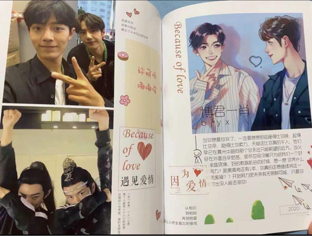 陳情令 博君一肖 【遇见爱情】語録集 肖戦 王一博 - メルカリ