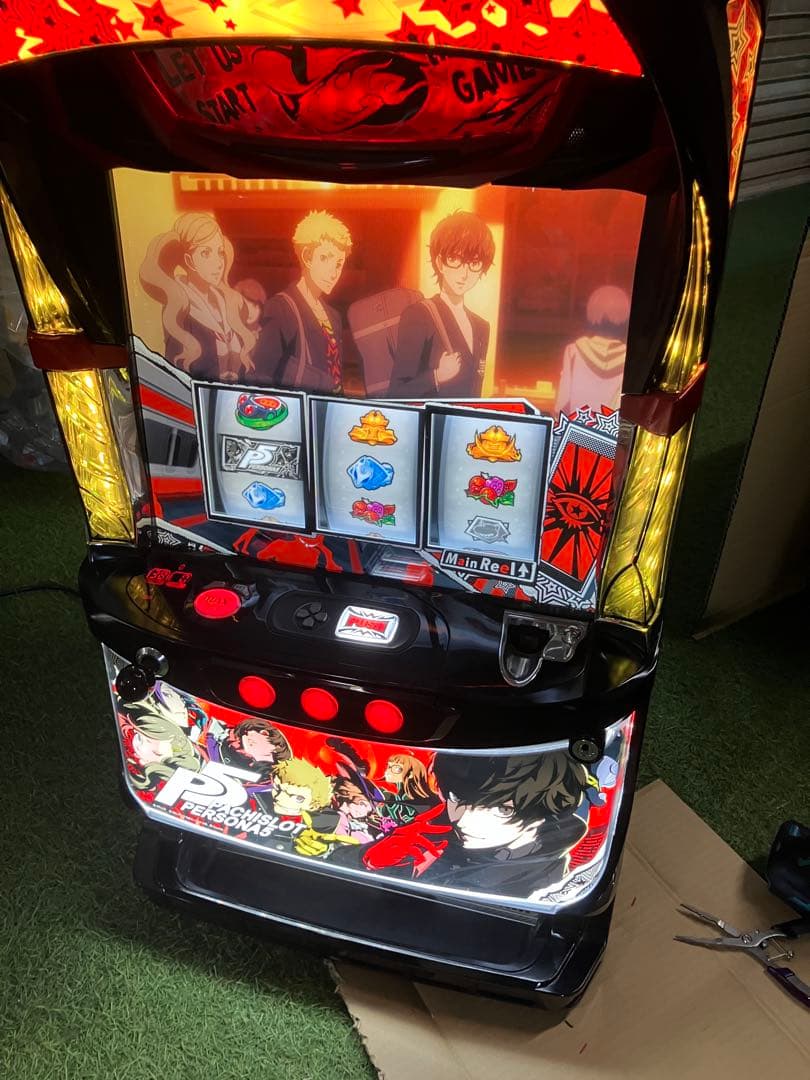 まじ卍ー　　無段階ボリューム スロット　ペルソナ5 実機 楽天市場】【本州送料無料】 パチスロペルソナ5 【標準セット（ご遊技