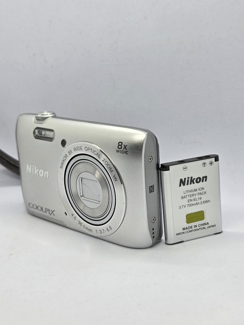 【スマホ転送OK】ニコン Nikon COOLPIX S3700 シルバー スマホ転送OK】ニコン Nikon COOLPIX S3700 シルバー - メルカリ