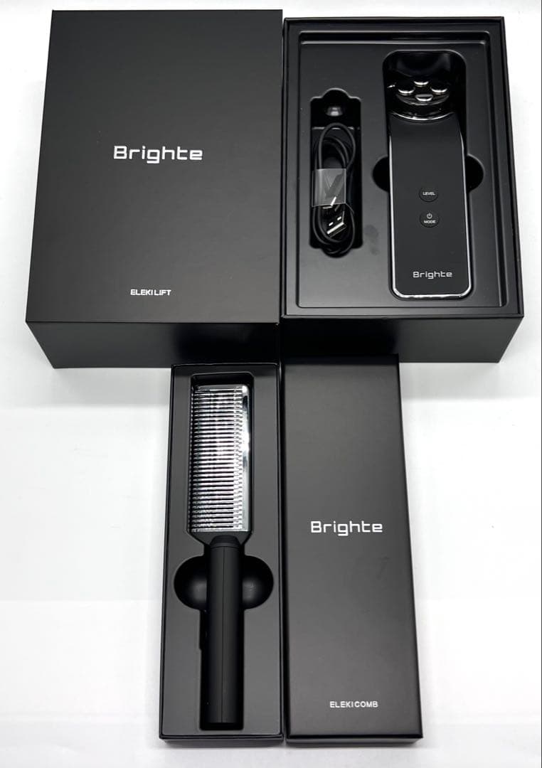 Brighte ELEKILIFTリフト ELEKICOMBコーム 美品 セット Brighte ELEKICOMB エレキコーム リフトマスクセット(2枚)｜Yahoo
