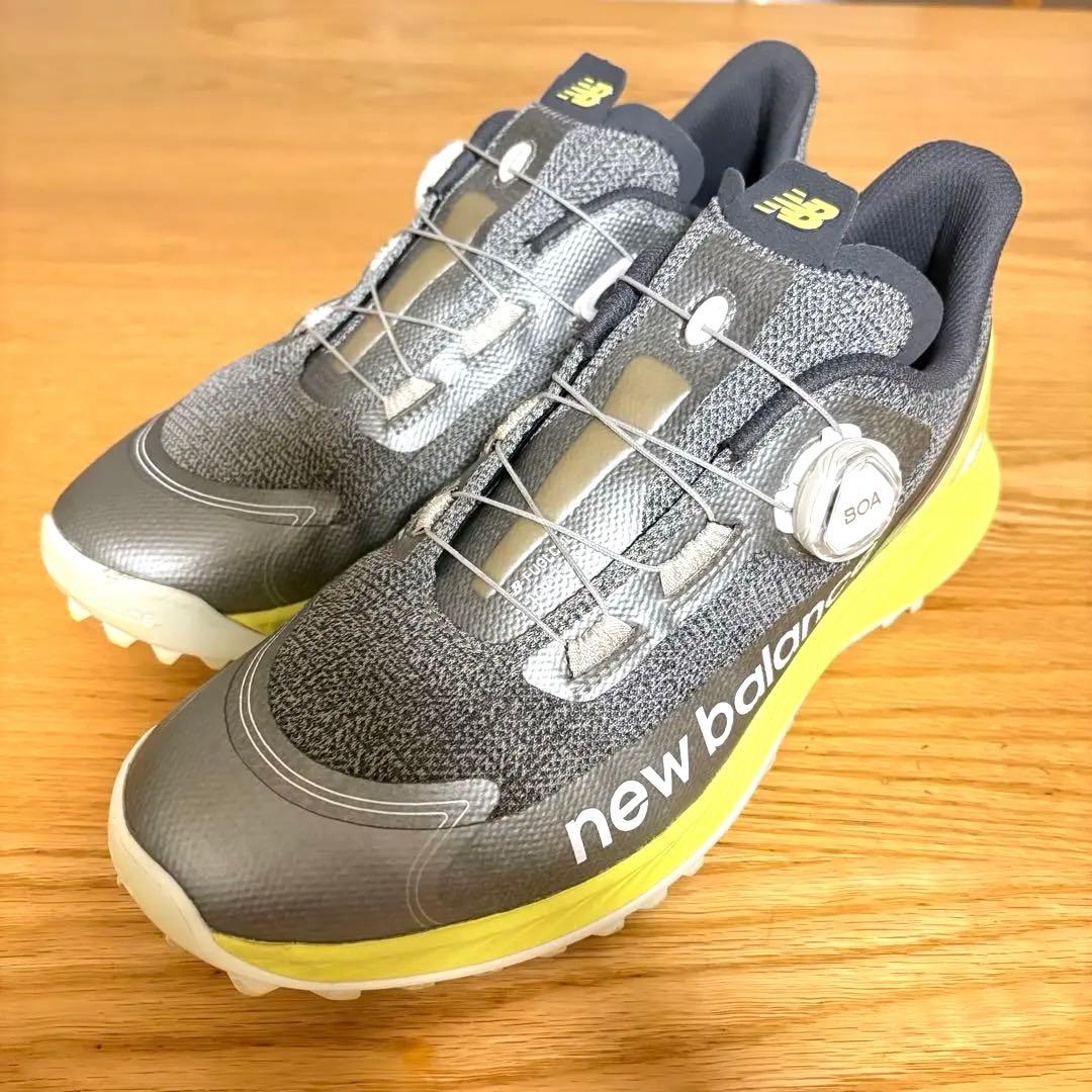 【美品】ニューバランス ゴルフシューズ BOA 26.5cm MGS1001G