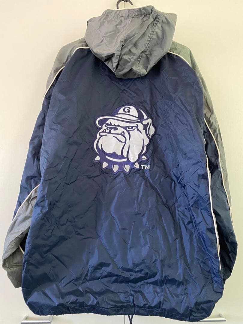 ETOWN ナイロンジャケット セットアップ　XL ネイビー/グレー UNIT（NIXON） ナイロンジャケット オーバーサイズ ナイロントラック