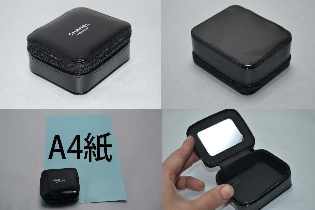 bx4 新品未使用本物 シャネル ミラー付き非売品コスメポーチ - メルカリ