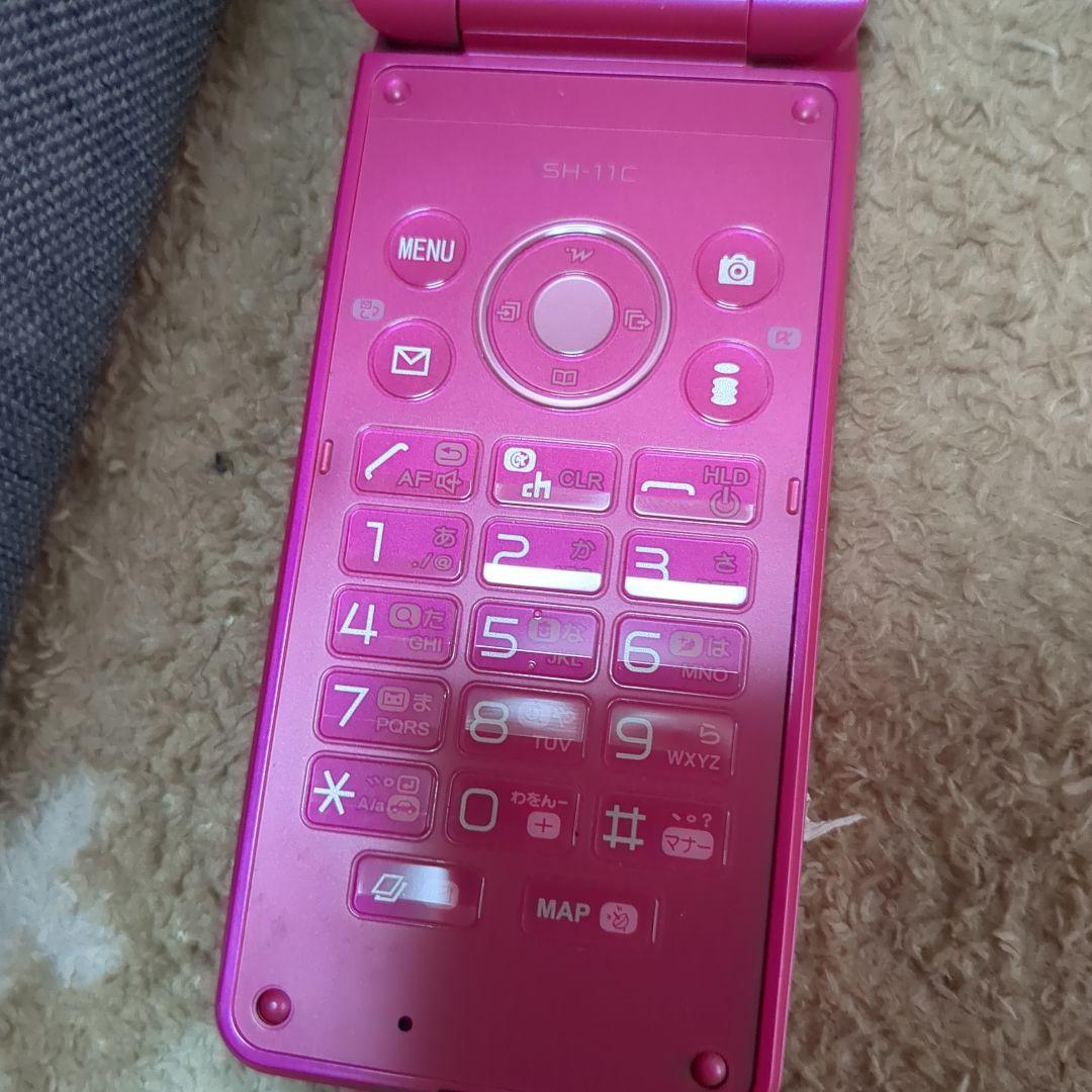 美品 SH-11C docomo ガラケー 充電器つき - メルカリ