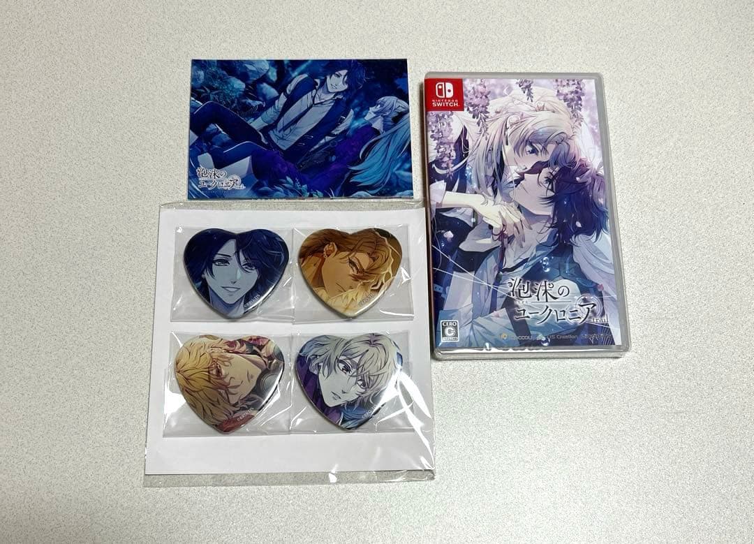 泡沫のユークロニア　trail 通常版　ビッグカメラ　アニメガ　ソフマップ　限定 泡沫のユークロニア -trail- 通常版 【Switch】 ブロッコリー