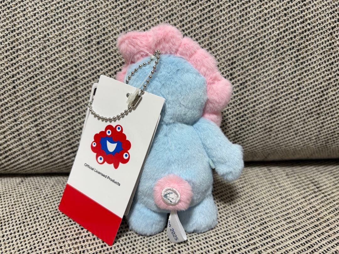 ミャクミャク カラー マスコット ブルー キーホルダー パステル 万博