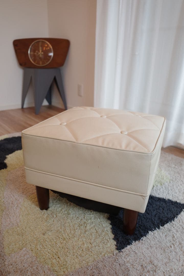 【専用】カリモクオットマン 期間限定】オットマン(S) RU0101 スパイス・オレンジ ピュアオーク