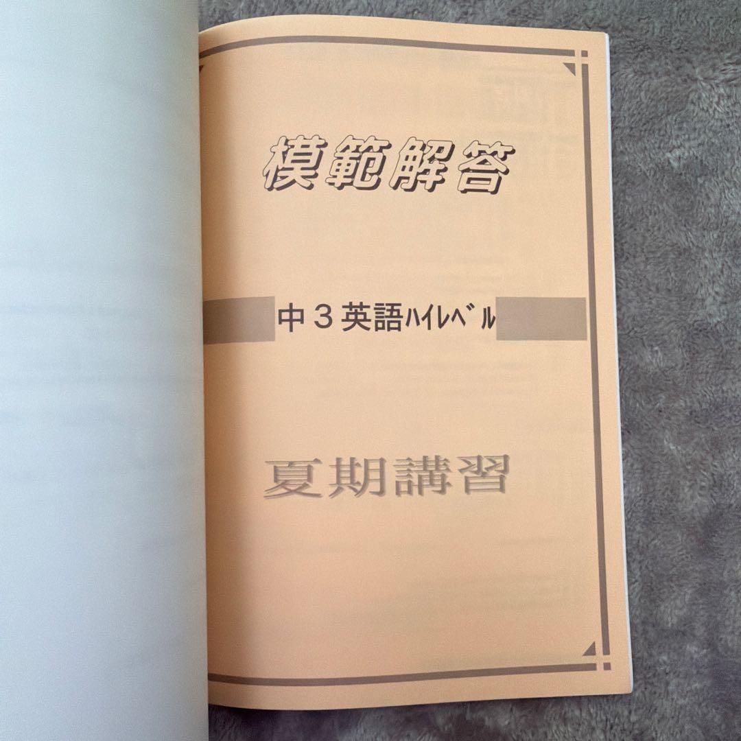 研伸館中3英語教材 WINTER & SUMMER - メルカリ