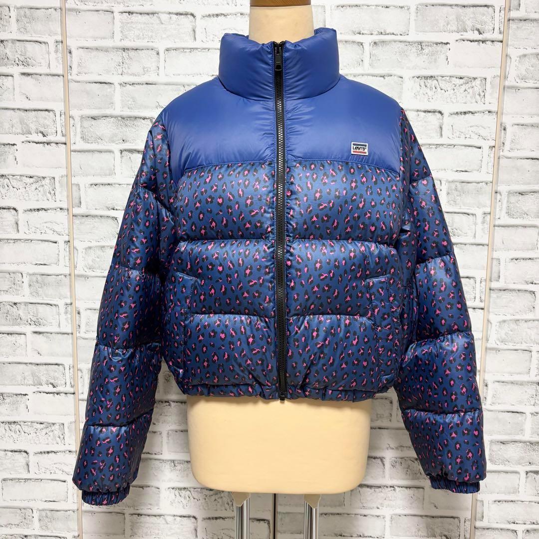 新品】Levi's リーバイス ヒョウ柄 レオパード柄 肉厚 ダウン