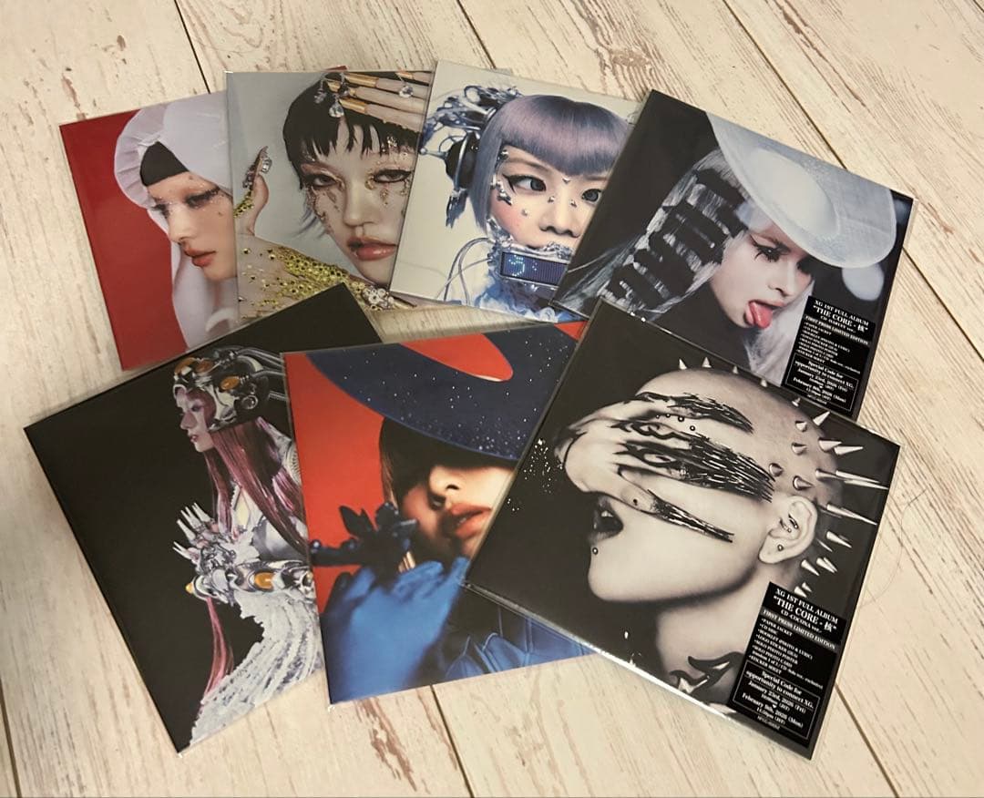 XG_1st ALBUM CORE 7枚セット ALPHAZ LIMITED】【Solo ver. (7CD) COMPLETE SET】THE CORE -核(7CD